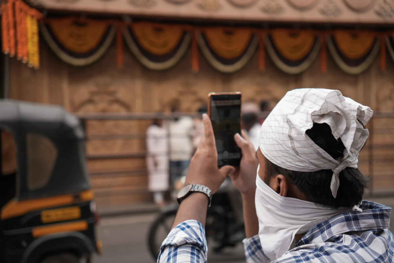 A photograph made on a photowalk in Pune